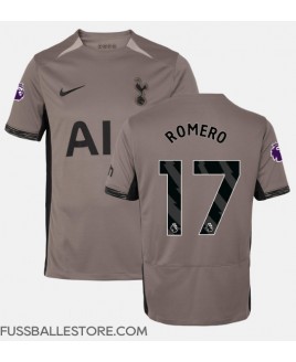 Günstige Tottenham Hotspur Cristian Romero #17 3rd trikot 2023-24 Kurzarm